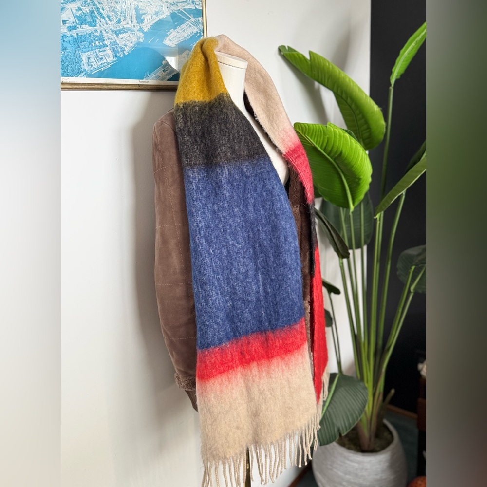 Colorful Striped fisherman core soft Scarf
